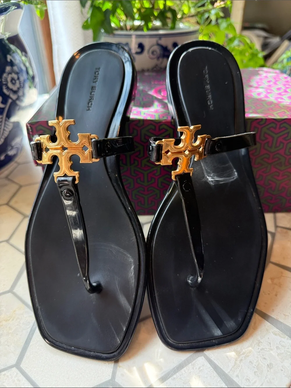🖤⭐️🖤 Tory Burch Roxanne Jelly Sandals